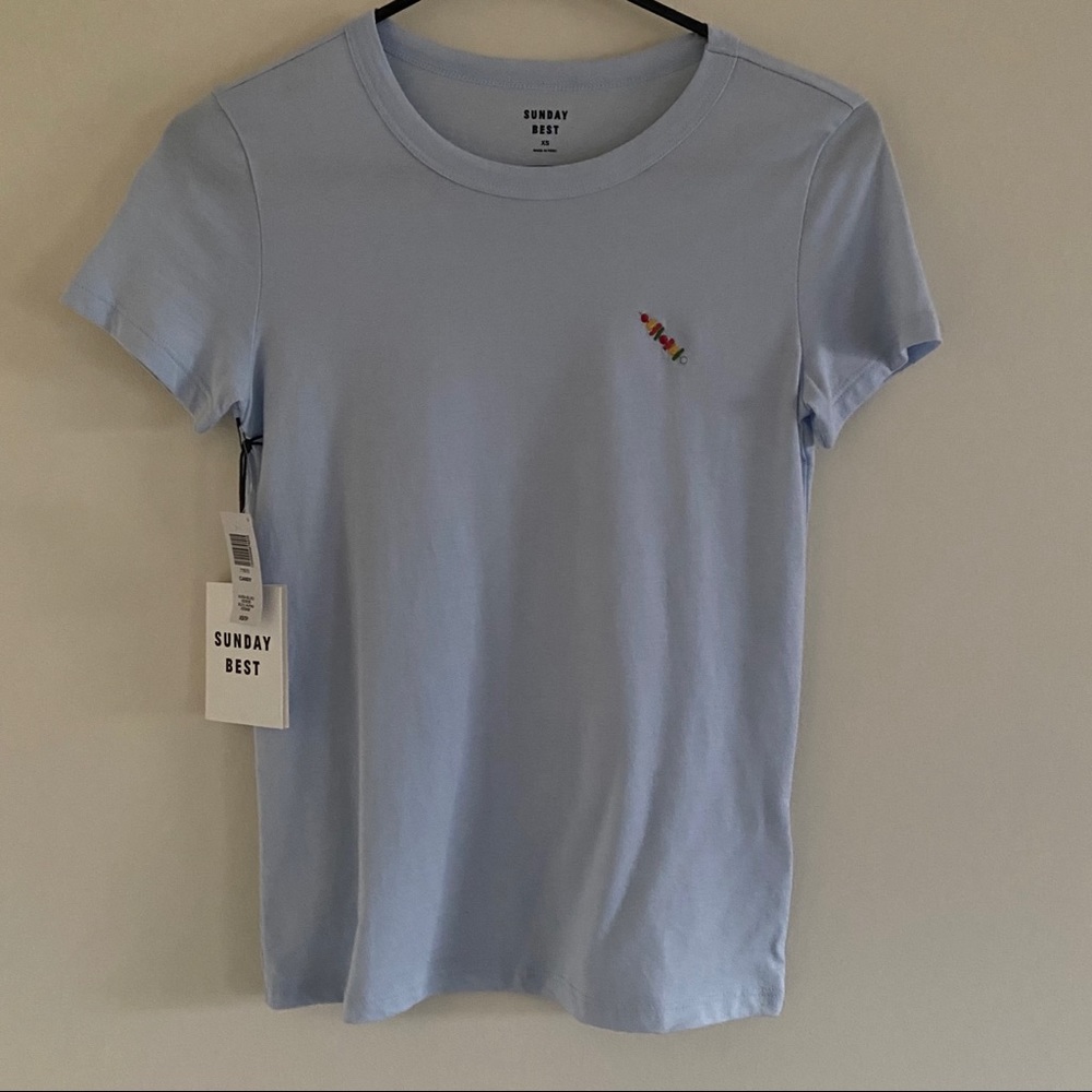 Aritzia Baby Blue T-shirt